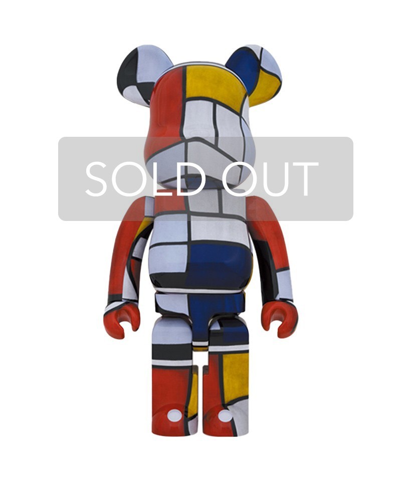 Hier sehen Sie: Bearbrick Piet Mondrian von Medicom Toy