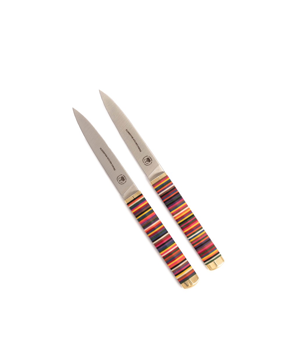Produktbild des Florentine Table Knife in mixed colors von Florentine Kitchen Knives im RAUM concept store 