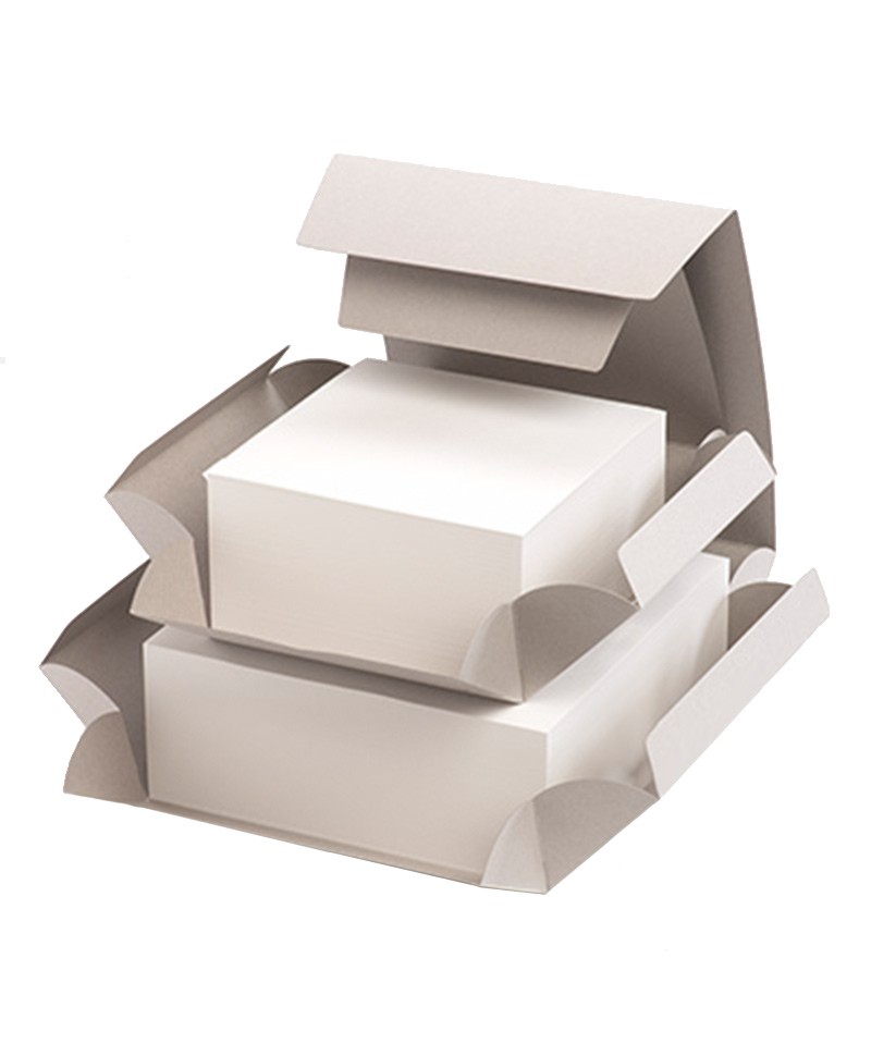 Hier sehen Sie: Notizblock Cube - Natürliche Baumwolle von GMUND Papier
