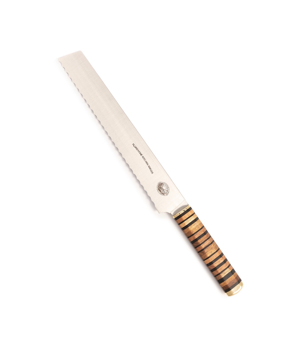 Produktbild des Kedma Pankiri Brotmesser in wood & black von Florentine Kitchen Knives im RAUM concept store 