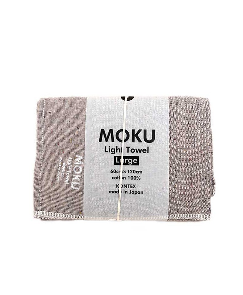 Hier abgebildet ist das Moku leichtes Baumwoll-Handtuch l in grey von Kenkawai – im RAUM concept store