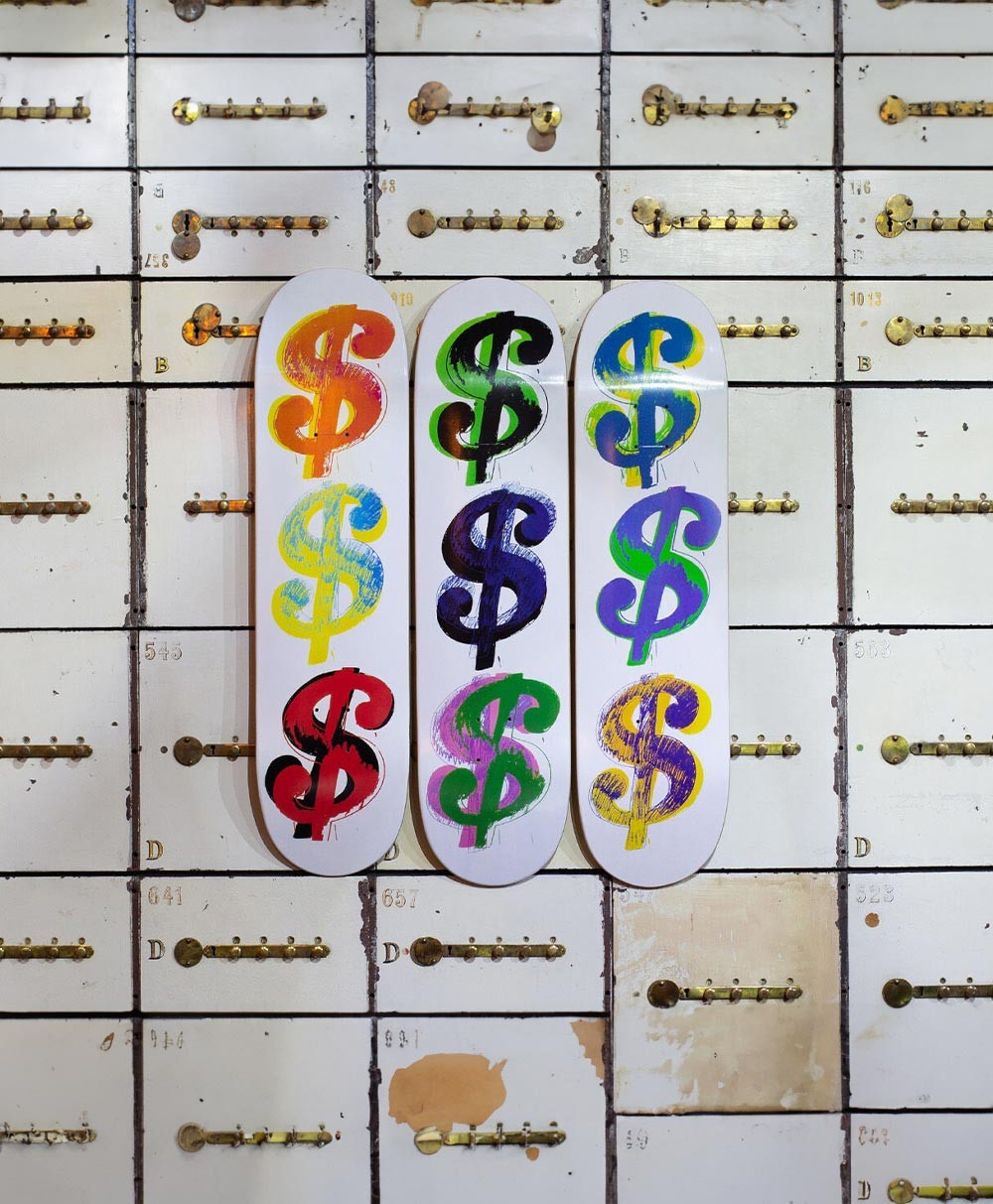 Moodbild "Dollar Signs (9)" designed by Andy Warhol von The Skateroom im RAUM Conceptstore