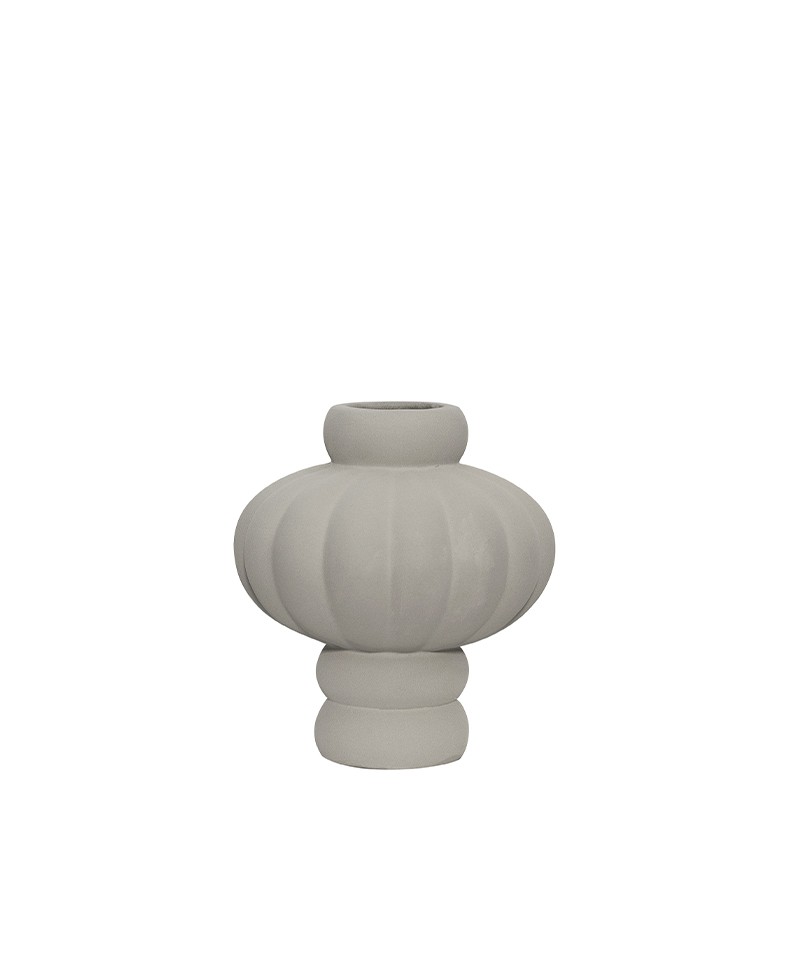 Produktbild der Ballon Vase von Louise Roe in der Farbe sanded grey
