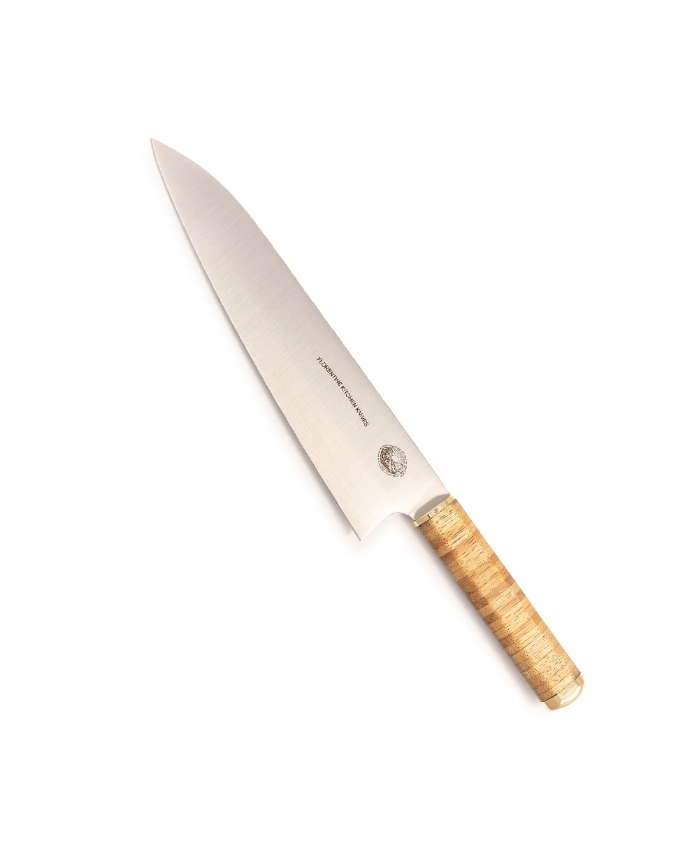 Produktbild des Kedma Gyuto Küchenmesser in wood von Florentine Kitchen Knives im RAUM concept store 