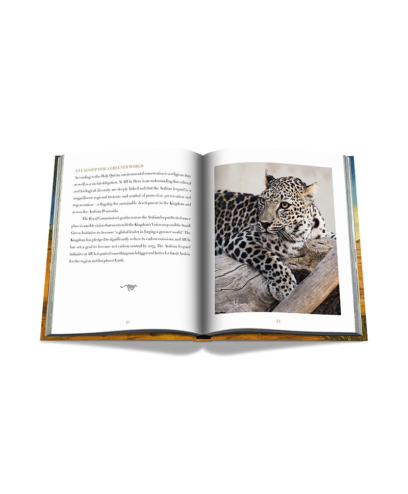 Hier abgebildet ist der Bildband Arabian Leopard Ultimate Edition von Assouline – im Onlineshop RAUM concept store