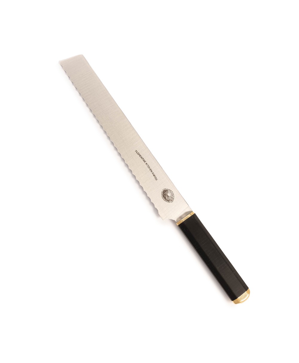 Produktbild des Kedma Pankiri Brotmesser in black von Florentine Kitchen Knives im RAUM concept store 