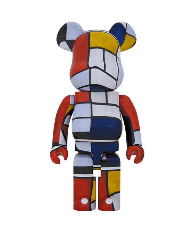 Hier sehen Sie: Bearbrick Piet Mondrian%byManufacturer%