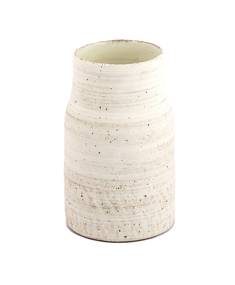 Handmade ceramic neck vase
