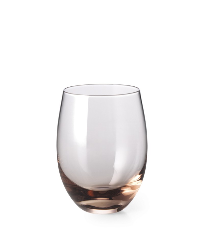 Hier abgebildet ist das Mundgeblasenes Trinkglas Solid Color 0,25L rose von Dibbern – im Onlineshop RAUM concept store