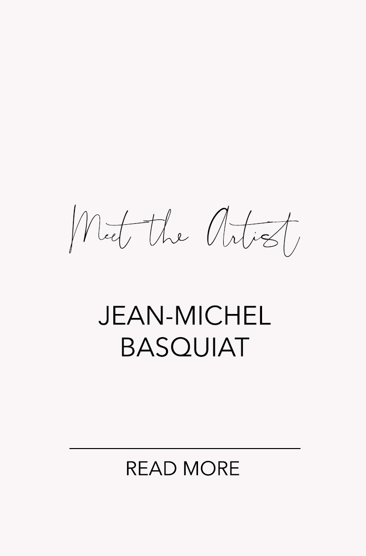 Hier kommen Sie zu dem BlogPost - Meet the Artist - Jean-Michel Basquiat - RAUM concept store