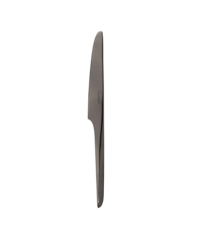 Hier abgebildet ist das L’Ame de Christofle Cutlery Dinner Knife in black von Christofle – im Onlineshop RAUM concept store