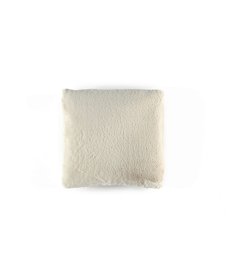 Das Produktbild zeigt das mittlere Kissen Winter in der Farbe Neige von Élitis im RAUM concept store