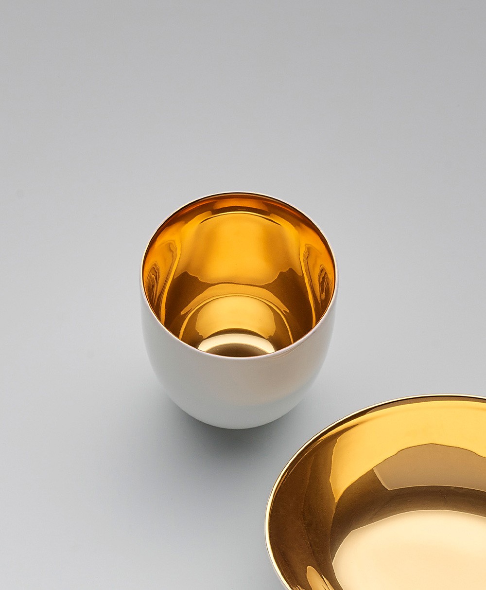 Produktbild der Tassen und Becher der Goldrausch Kollektion von Dibbern - RAUM concept store