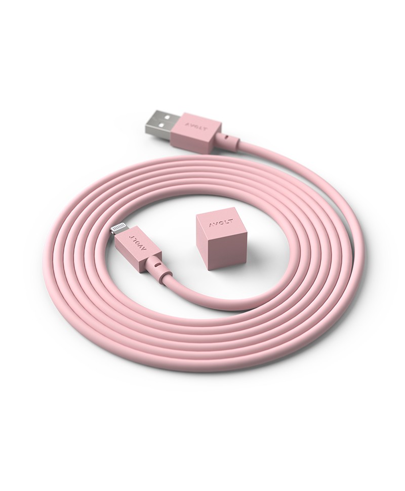 Hier abgebildet ist ein Cable 1 von Avolt in Old Pink – im Onlineshop RAUM concept store