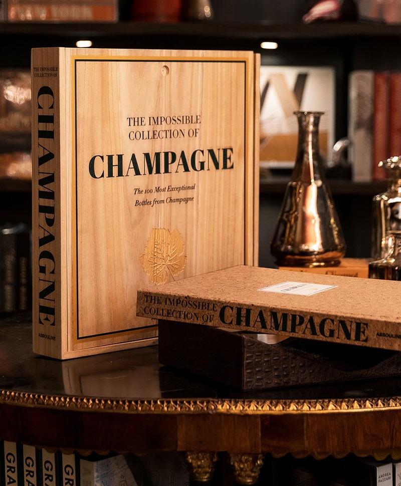 Moodbild vom Bildband Impossible Collection of Champagne  von Assouline – im Onlineshop RAUM concept store