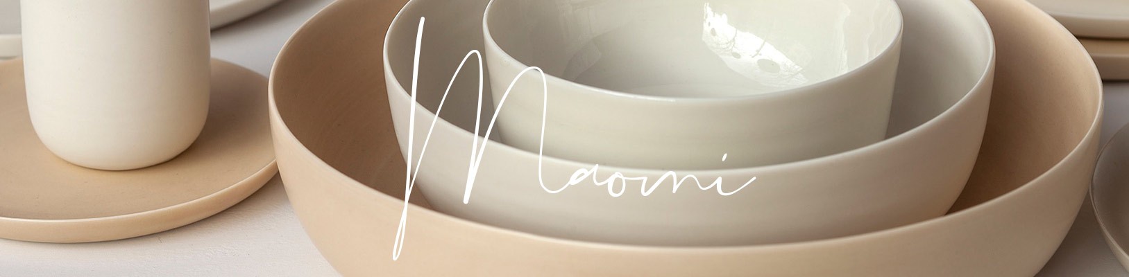 Hier abgebildet ein Banner der Brand MAOMI Interior und Design - RAUM concept store