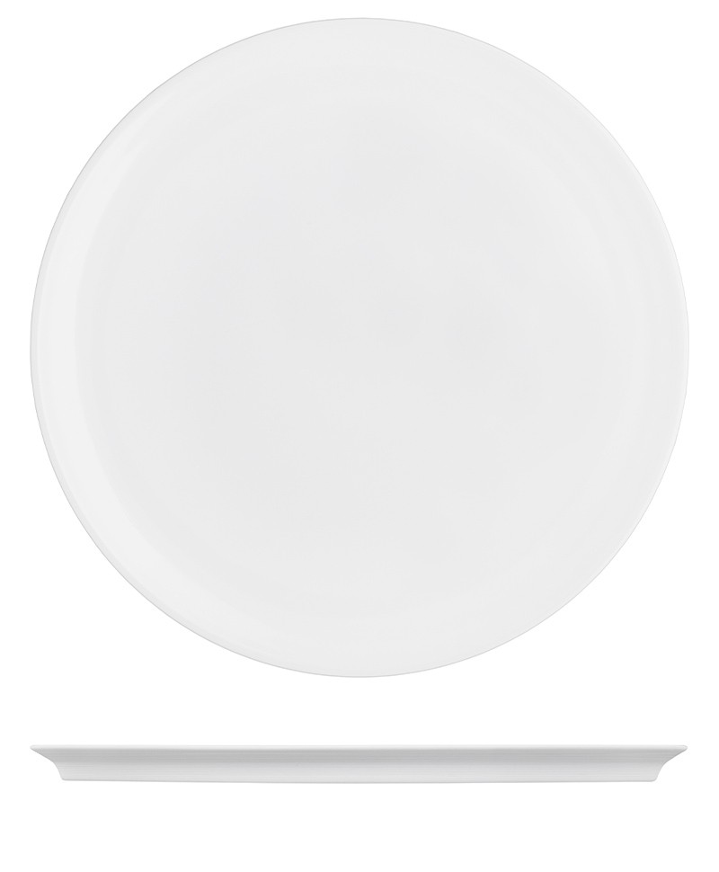 Hier sehen Sie ein Foto vom Doppelwandiger Speiseteller OMNIA in der Farbe weiß