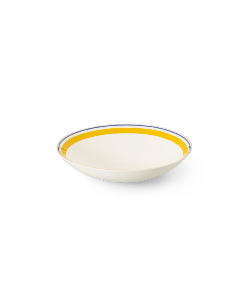 Hier abgebildet ist die Capri Schale Ø20 gelb von Dibbern – im Onlineshop RAUM concept store