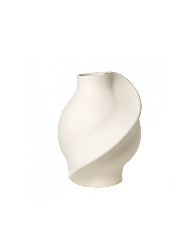 Produktbild der Pirout Vase von Louise Roe in der Farbe white