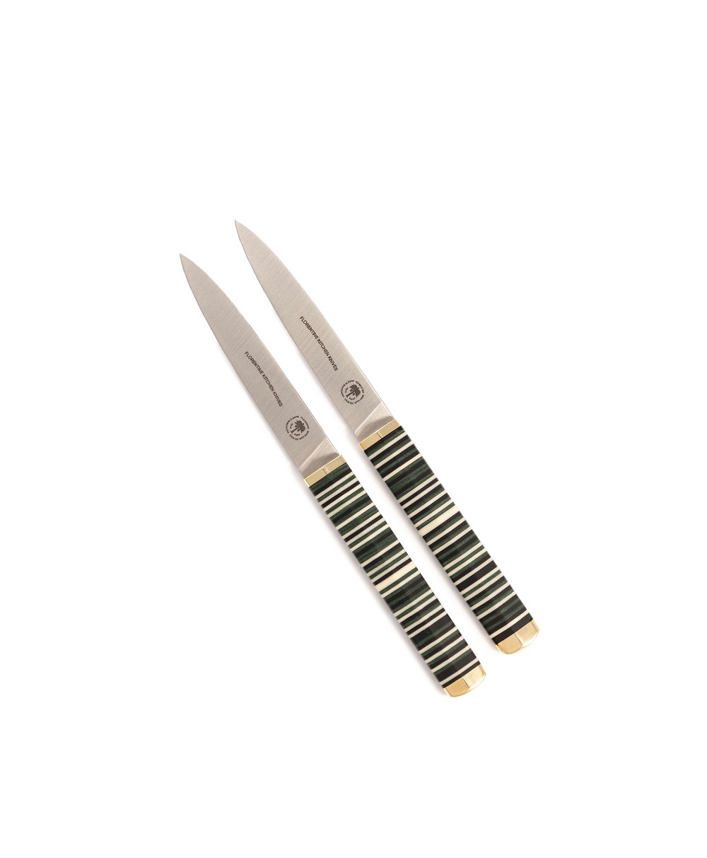 Produktbild des Florentine Table Knife in green von Florentine Kitchen Knives im RAUM concept store 