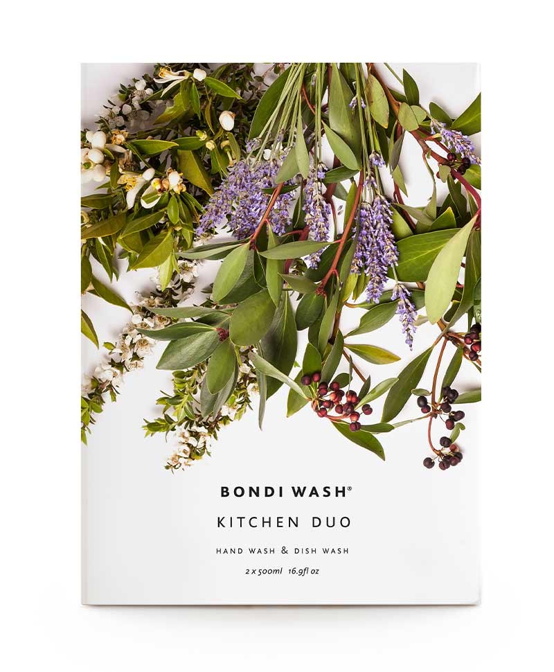 Hier abgebildet ist das Kitchen Duo Lemon Tee Tree & Mandarin von Bondi Wash – im Onlineshop RUAM concept store