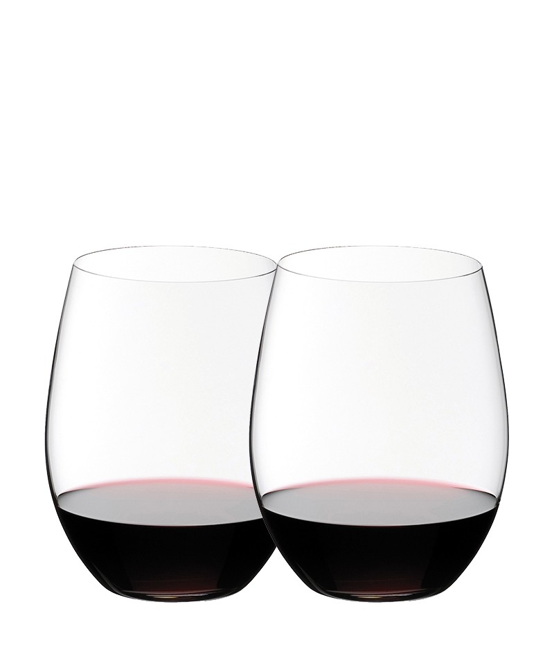 Hier abgebildet ein 2er Set des Weinglases der O-Serie von Riedel - RAUM concept store