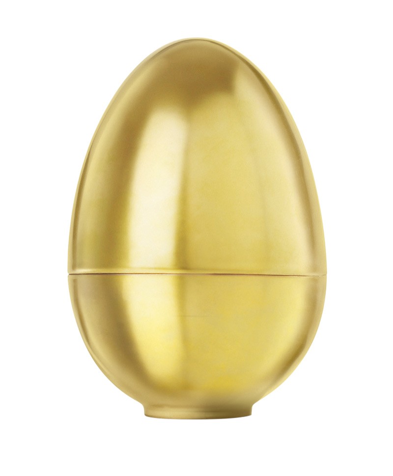 Hier sehen Sie den Eierbecher Matroschka in gold von Sieger by Fürstenberg