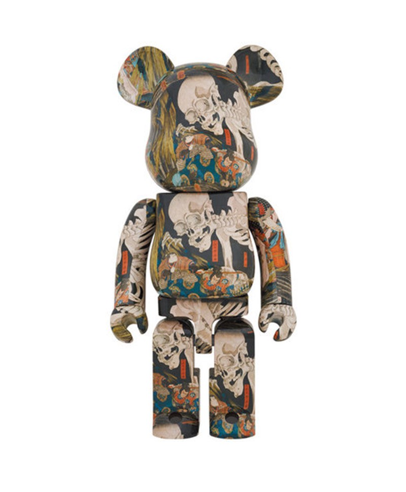 Hier sehen Sie: Bearbrick Utagawa Kuniyoshi "The Haunted Old Palace at Soma" von Medicom Toy