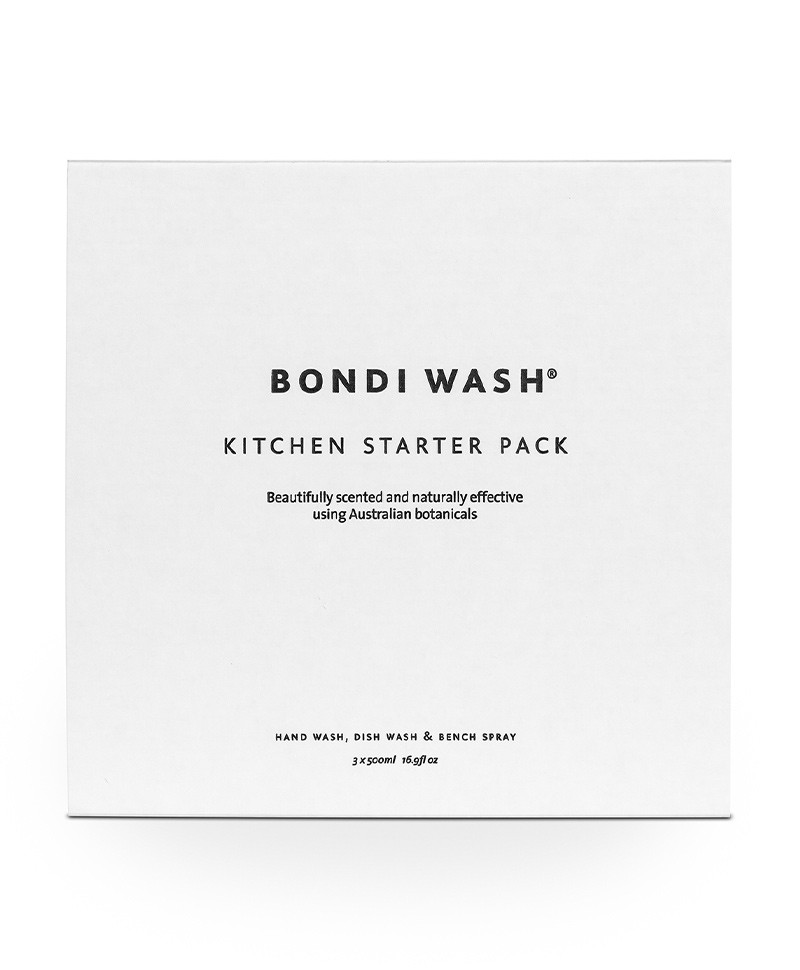Hier abgebildet ist das Kitchen Starter Pack Sydney Peppermint & Rosemary von Bondi Wash – im Onlineshop RUAM concept store