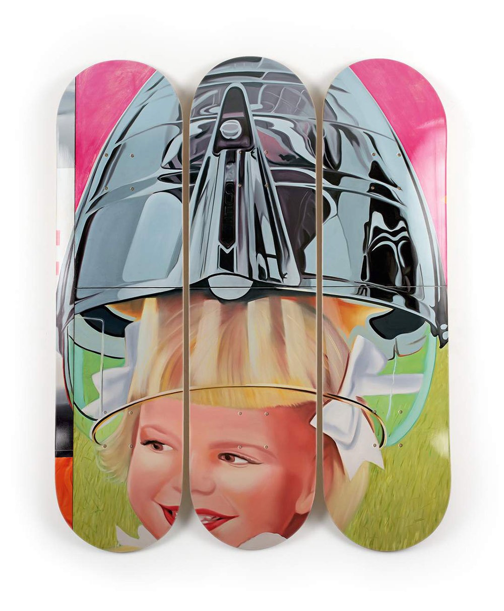 Produktbild "F-111 Triptych Girl" designed by James Rosenquist von The Skateroom im RAUM Conceptstore