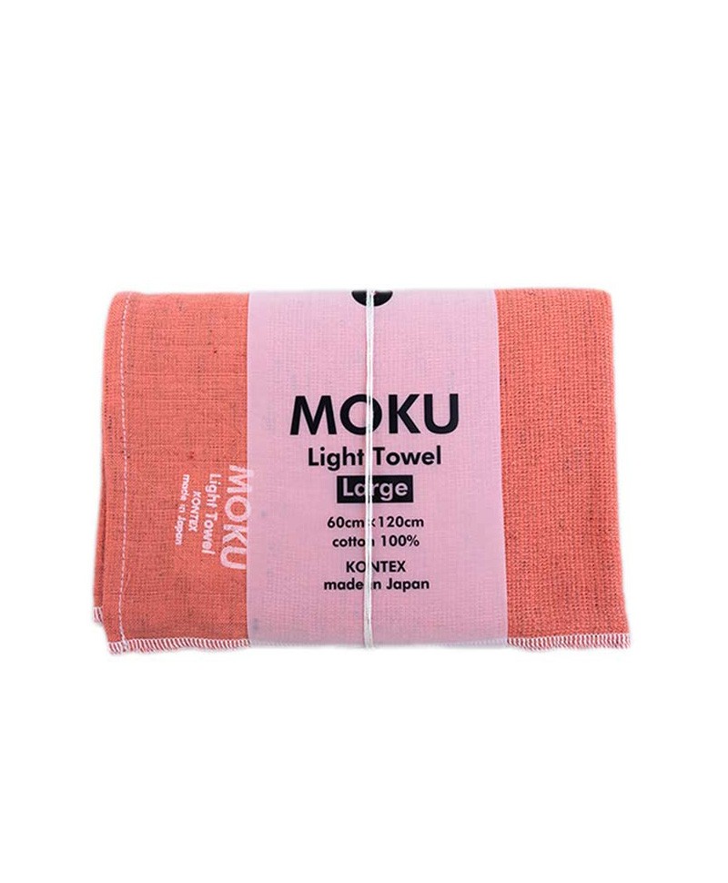 Hier abgebildet ist das Moku leichtes Baumwoll-Handtuch l in mandarin von Kenkawai – im RAUM concept store
