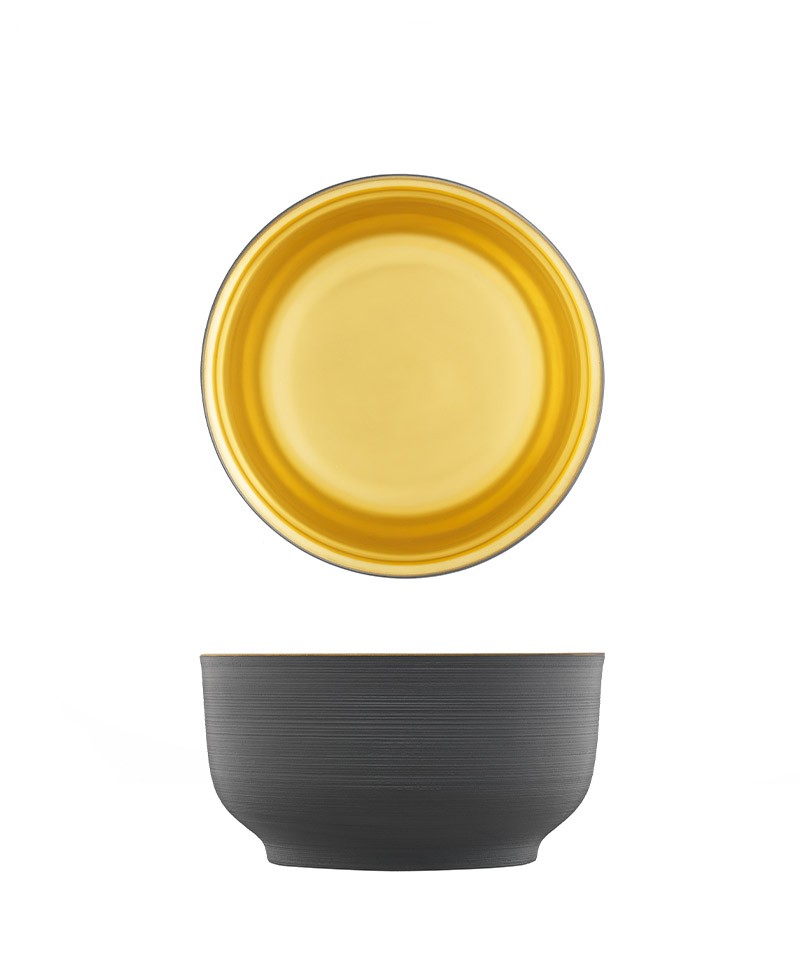 Hier sehen Sie ein Produktfoto von Doppelwandige Schale OMNIA von Fürstenberg in der Farbe gold