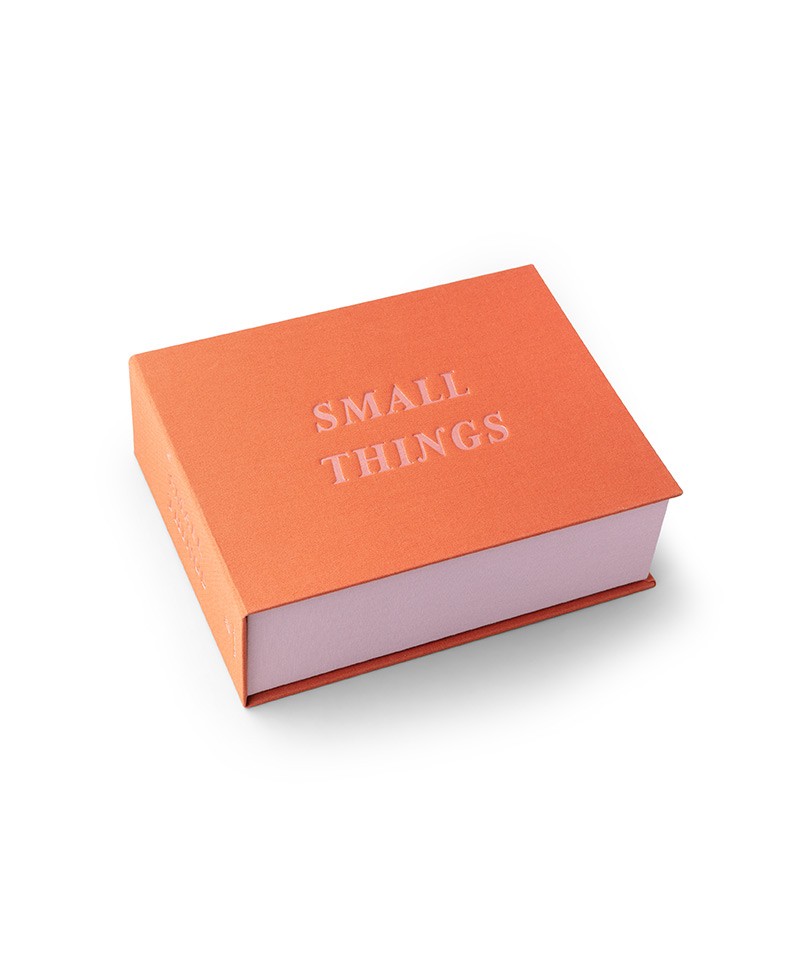 Hier sehen Sie ein Foto der Aufbewahrungsbox "Small Things" von Printworks in orange